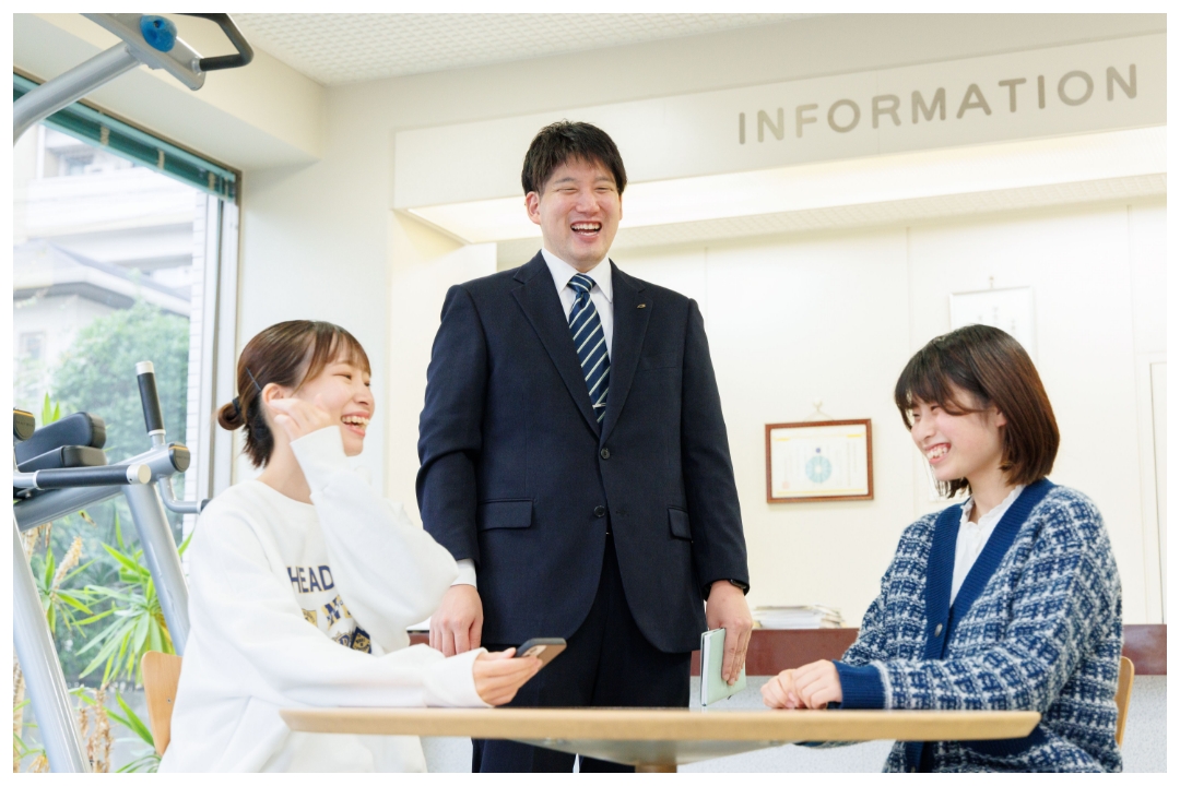 話しやすい&親しみやすい先生